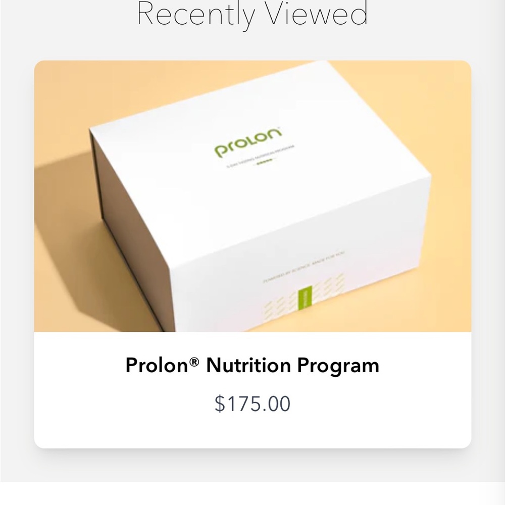 Prolon 5 day fasting kit